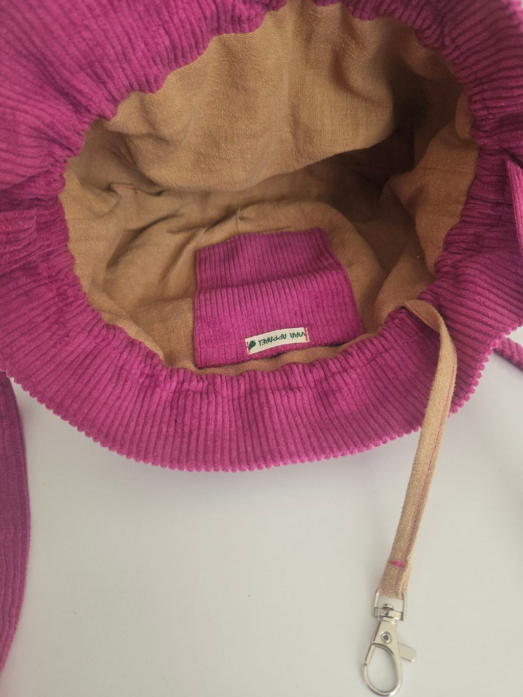 Corduroy Bucket Bag • 100% Cotton • Various colors