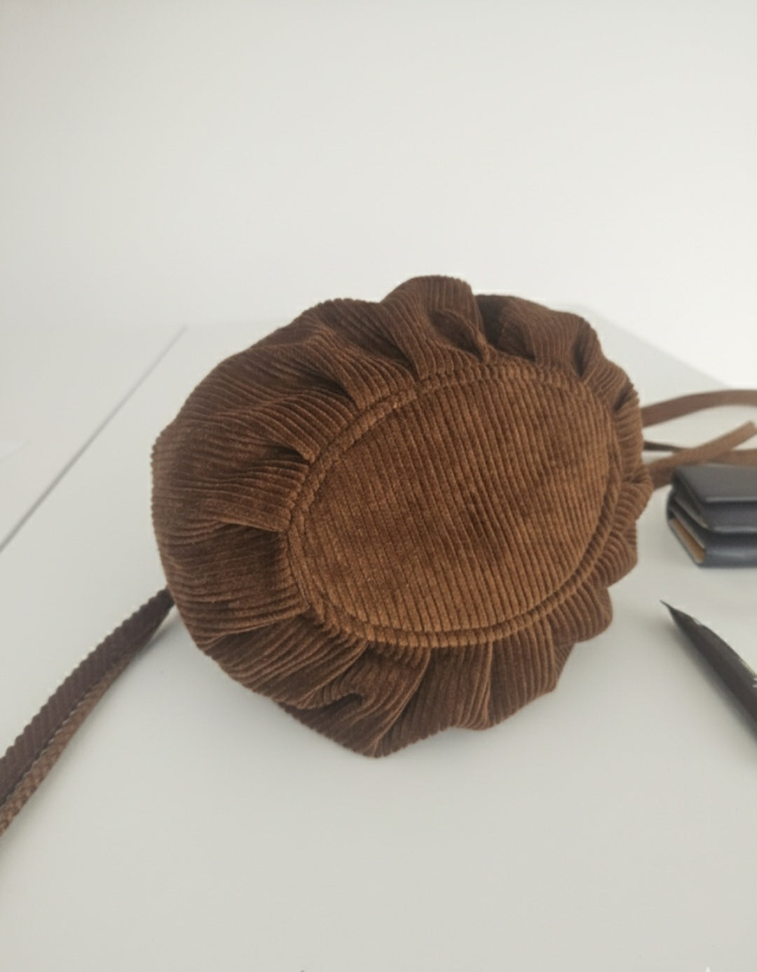 Corduroy Bucket Bag • 100% Cotton • Various colors