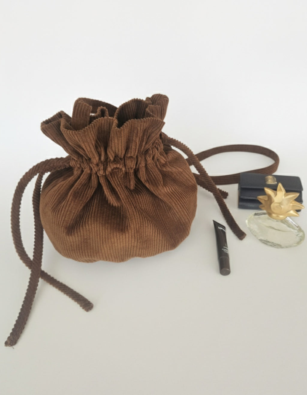 Corduroy Bucket Bag • 100% Cotton • Various colors