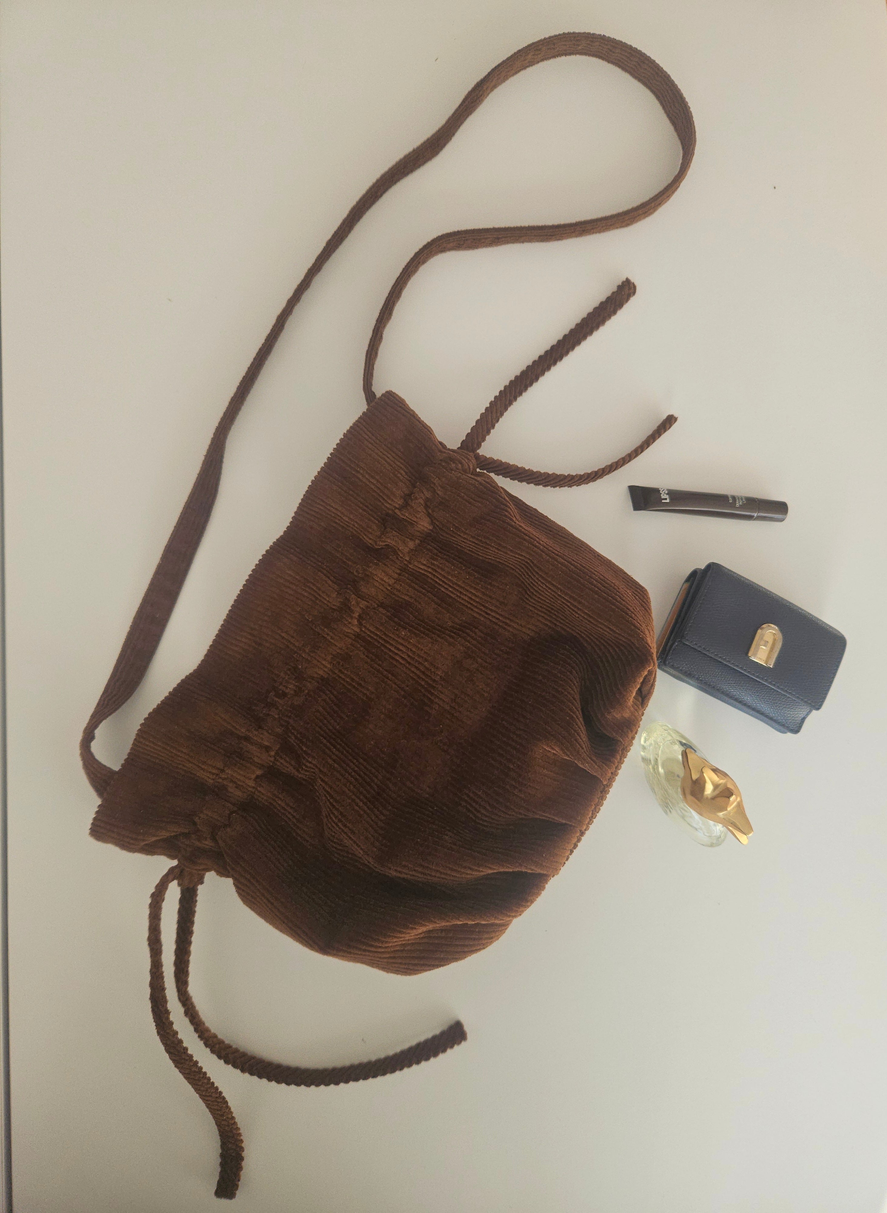 Corduroy Bucket Bag • 100% Cotton • Various colors