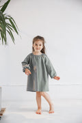 Girl’s Dress • 100% Nettle Fabric • Sage Green